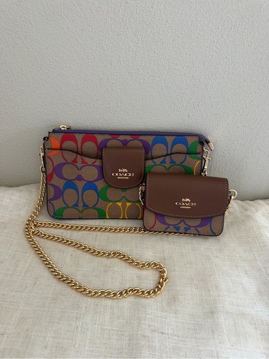 Coach Handbags - Coach Pride Poppy Crossbody with Wallet Card Case